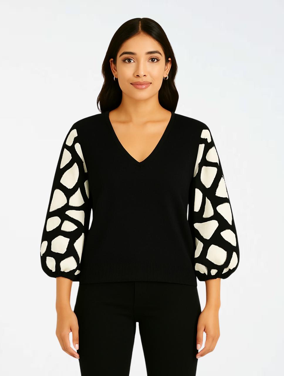 Suéter para Mujer Cuello V -The Osh