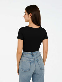 Body para Mujer Cuello Cuadrado Manga Corta - The Mambo