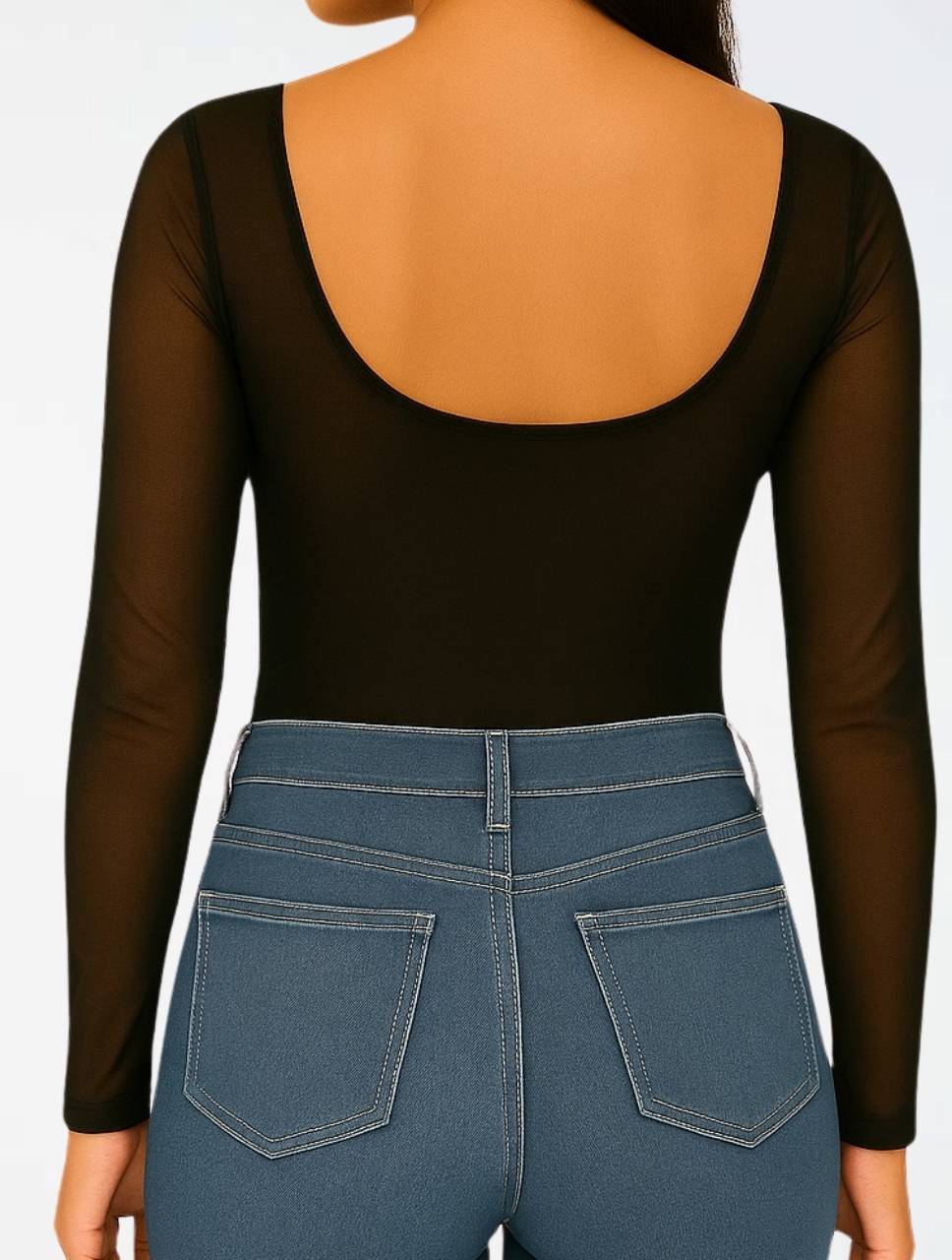 Body Mesh Negro -The Mood