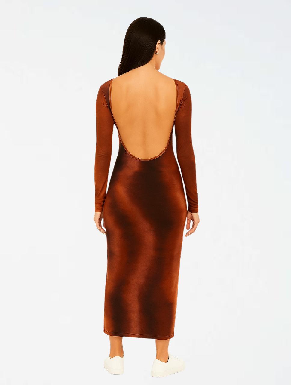 Vestido Largo mesh - The Echo