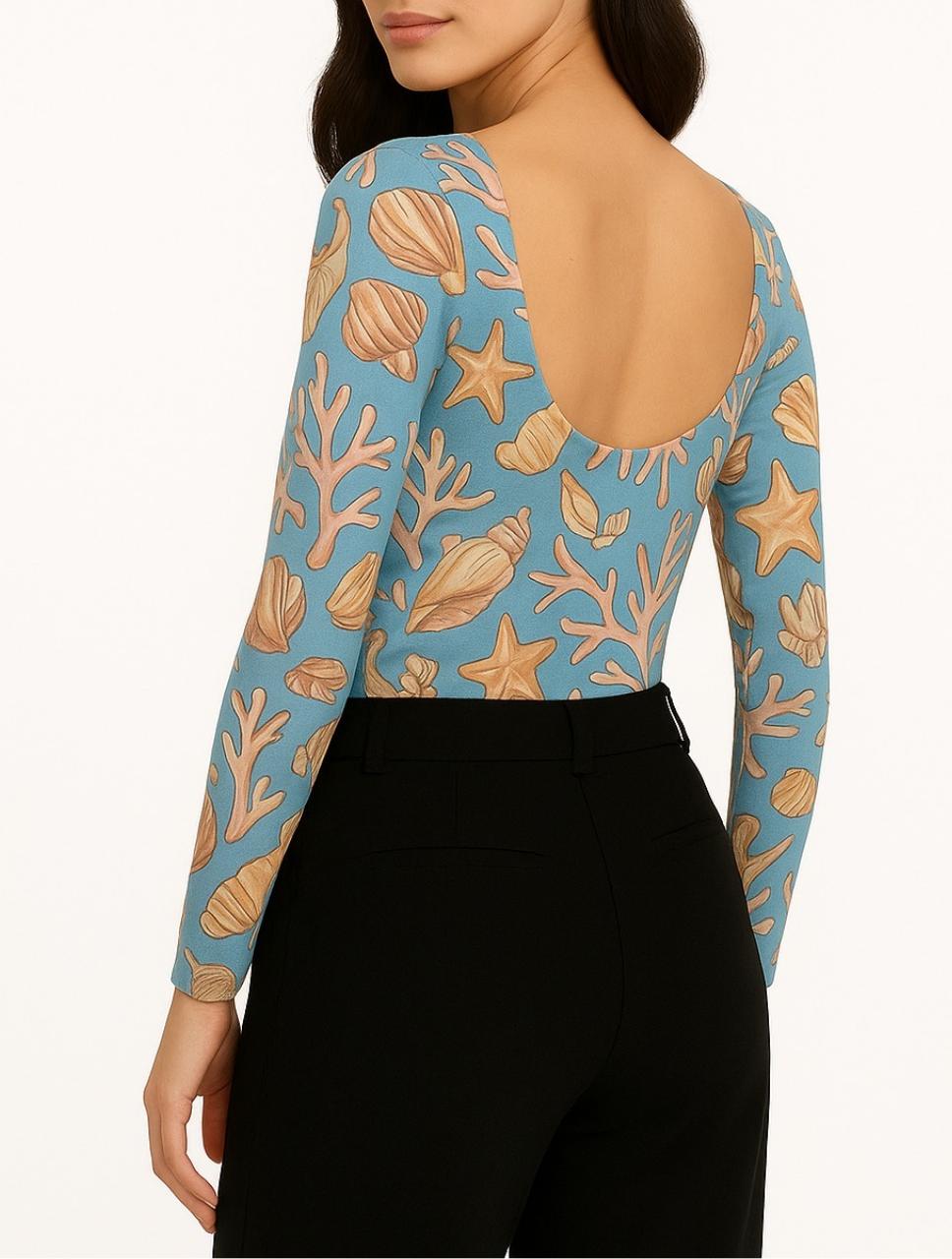 Body para Mujer Estampado Marino - The Caribbean