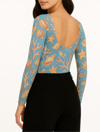 Body para Mujer Estampado Marino - The Caribbean