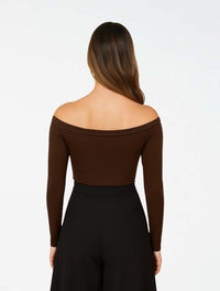 Body para Mujer Cuello Bandeja Manga Larga - Lauren