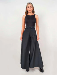 Pantalón para Mujer Tipo Palazzo Tiro Alto - The Guru
