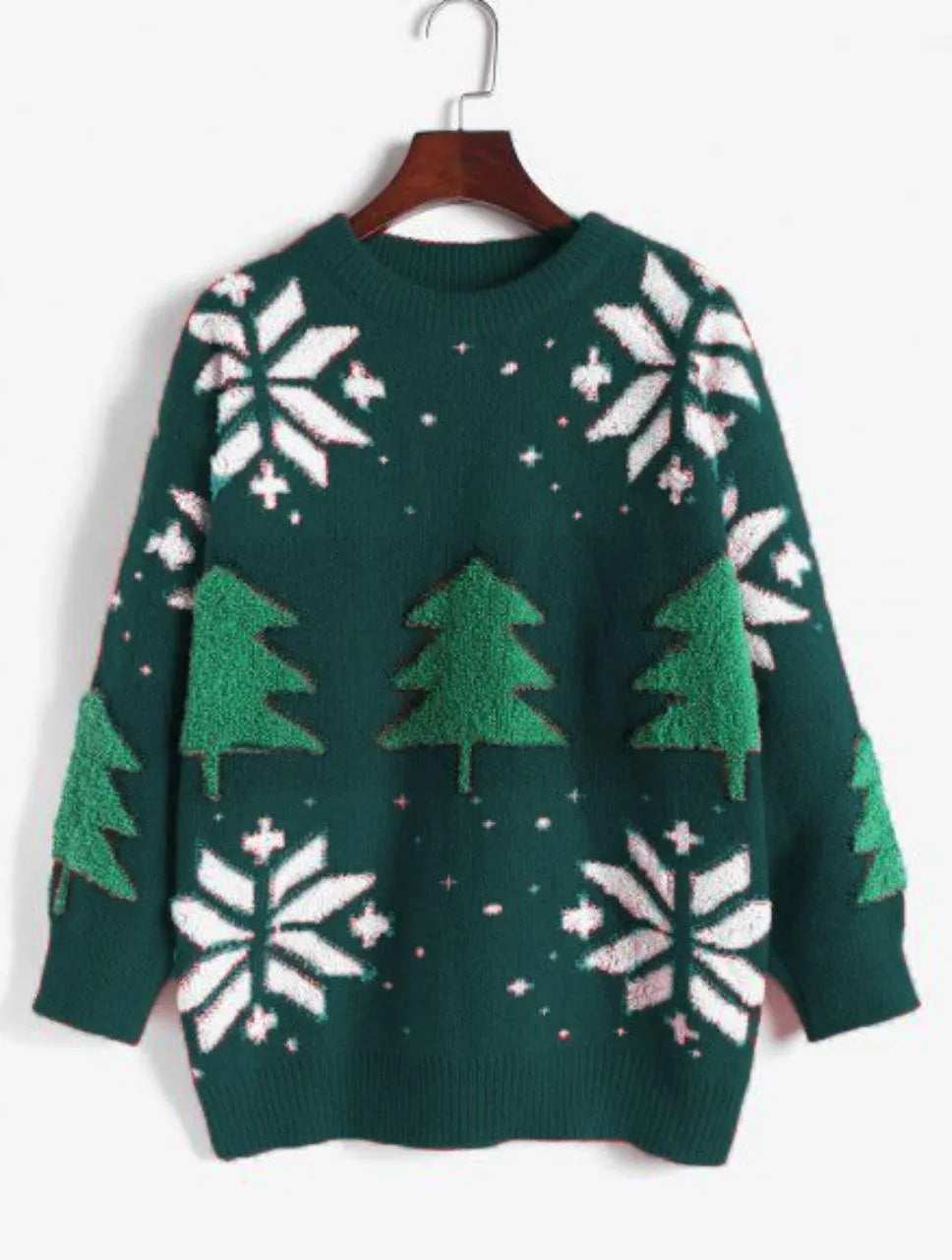 Saco Cuello Redondo Unisex - Saco Navidad Verde