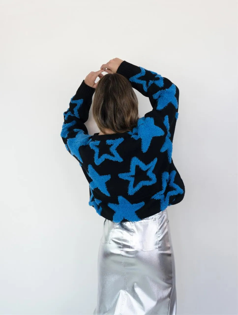 Suéter Para Mujer Cuello Redondo Estrellas - The Little Star