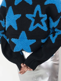 Suéter Para Mujer Cuello Redondo Estrellas - The Little Star