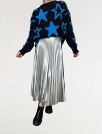 Suéter Para Mujer Cuello Redondo Estrellas - The Little Star