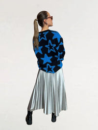 Suéter Para Mujer Cuello Redondo Estrellas - The Little Star