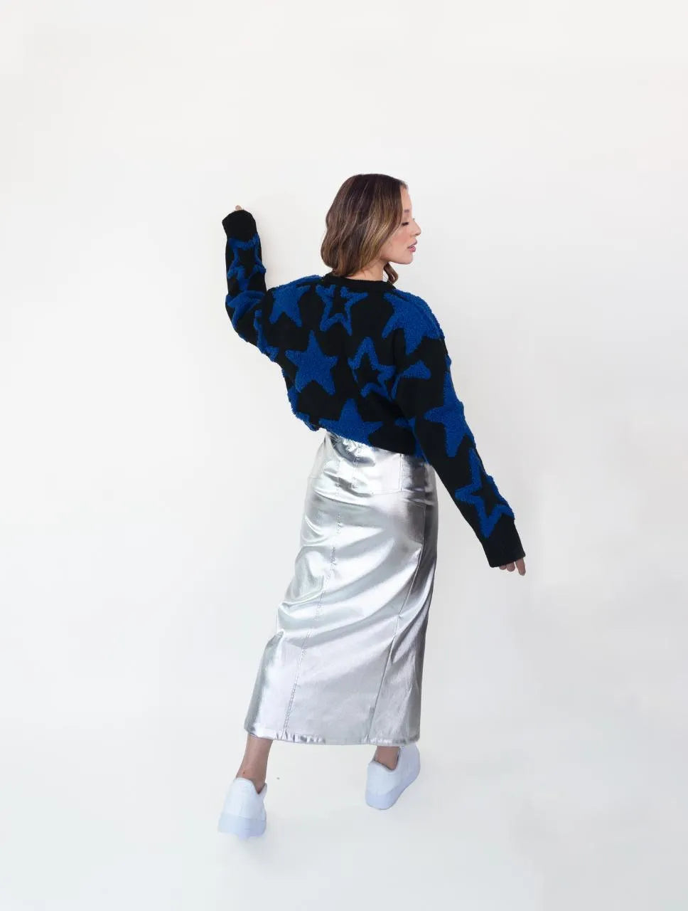 Suéter Para Mujer Cuello Redondo Estrellas - The Little Star