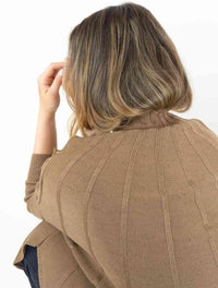 Capa Tejida para Mujer Cuello Alto - Olivia