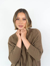 Capa Tejida para Mujer Cuello Alto - Olivia