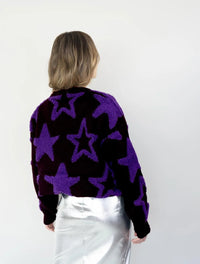 Suéter Para Mujer Cuello Redondo Estrellas - The Little Star