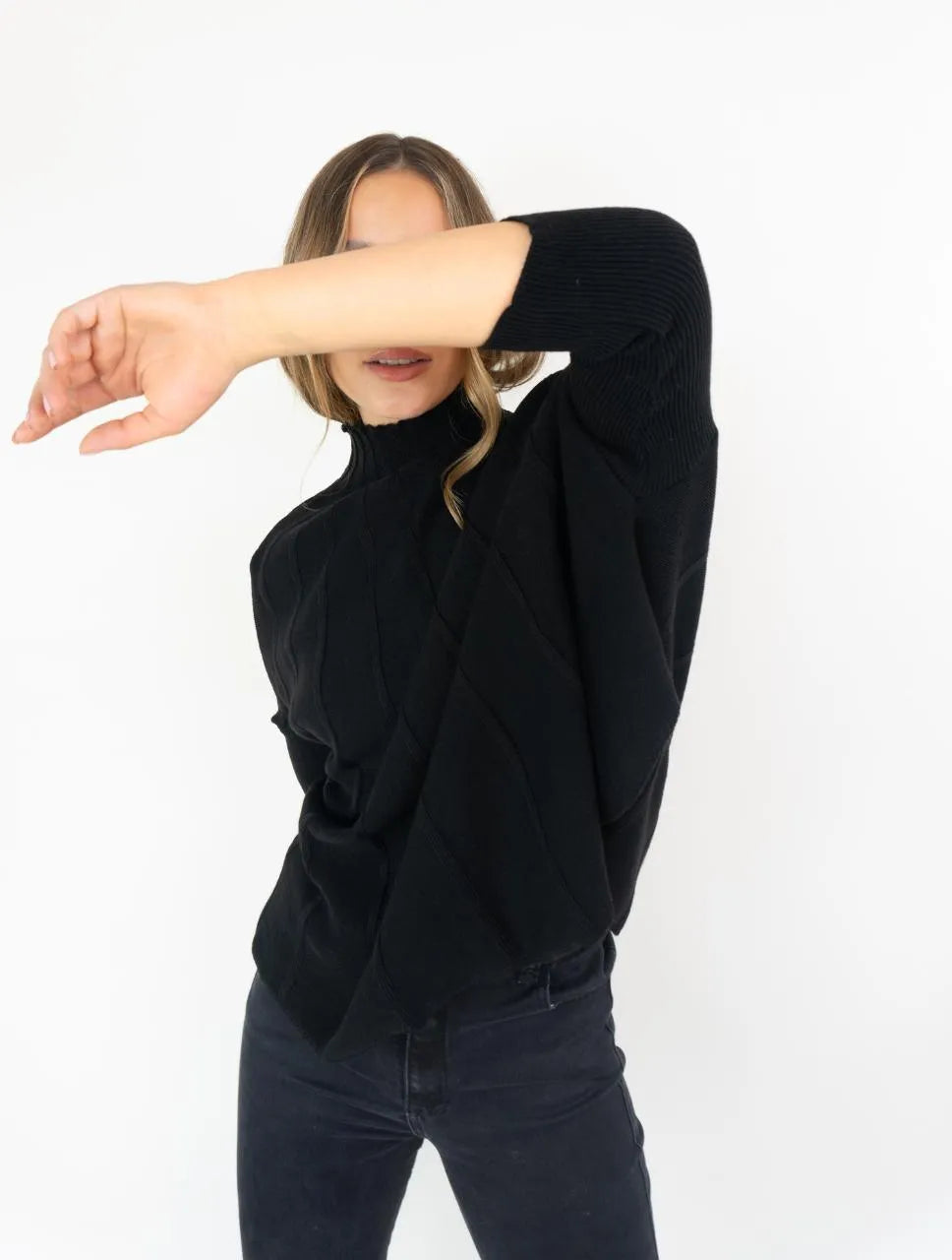 Capa Tejida para Mujer Cuello Alto - Olivia