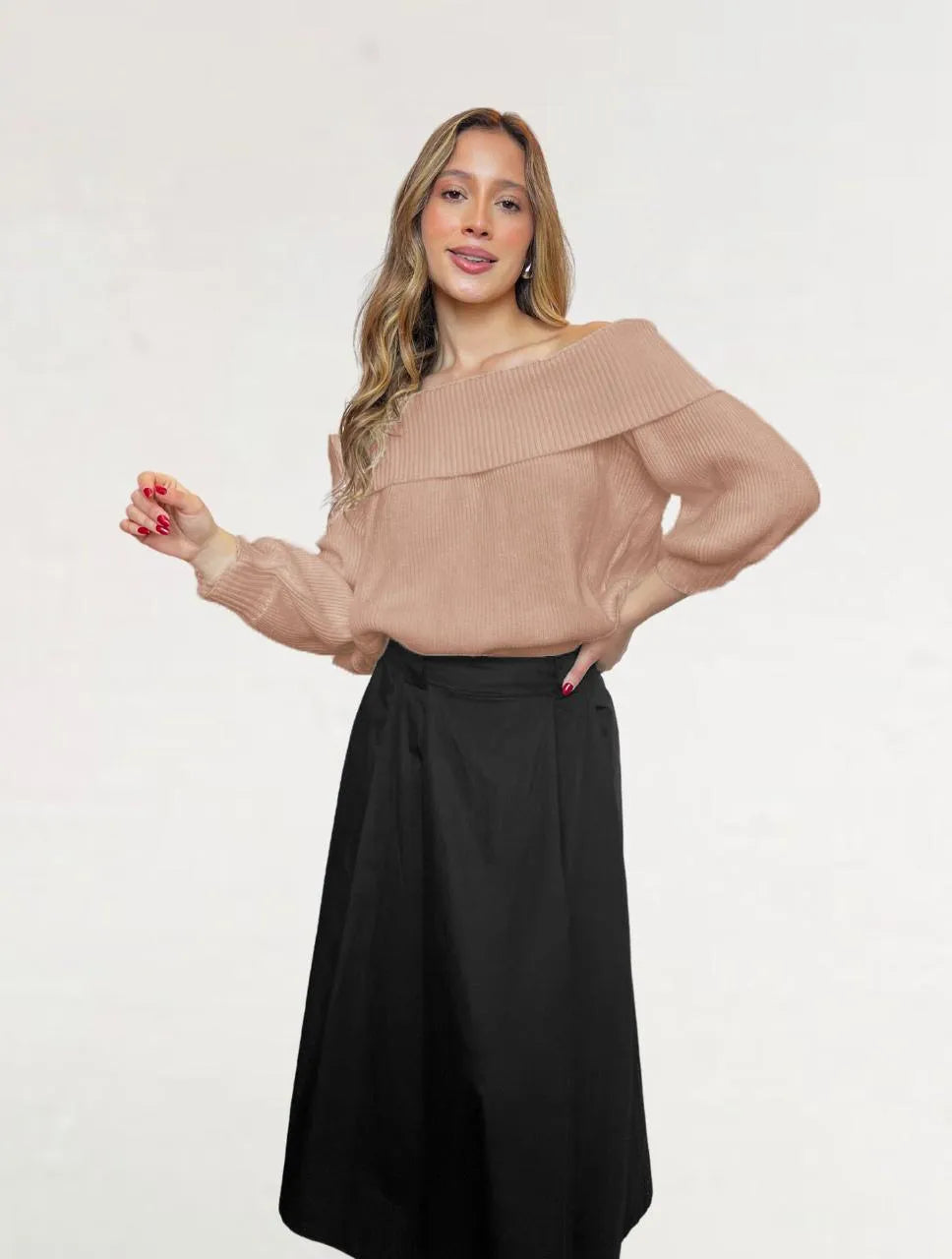 Suéter Para Mujer Cuello Bandeja - The Royal