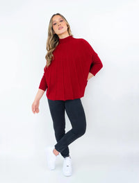 Capa Tejida para Mujer Cuello Alto - Olivia