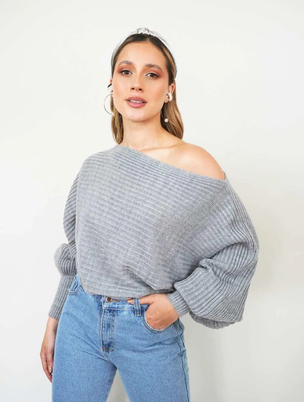 Suéter para Mujer Cuello Bandeja - Caeli