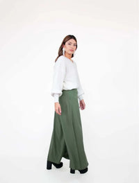 Suéter Manga Larga para Mujer Marfil Tejido - Galápagos Marfil