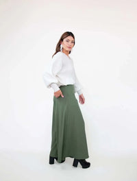 Suéter Manga Larga para Mujer Marfil Tejido - Galápagos Marfil