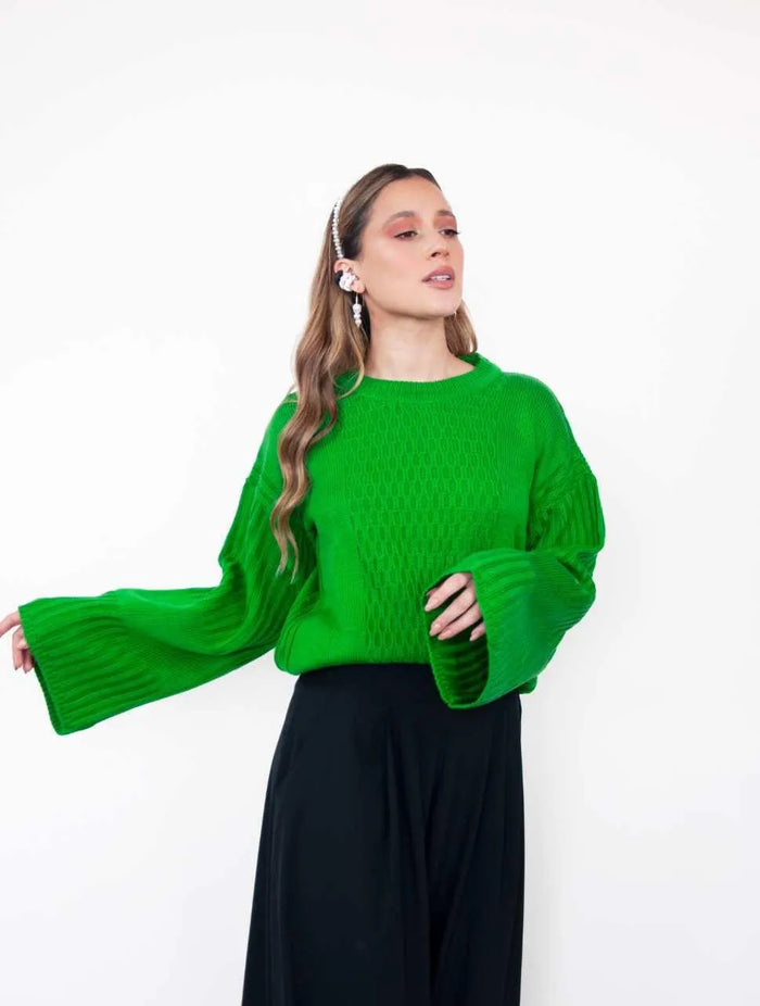 Suéter Cuello Redondo - Lola Verde Cali