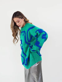 Suéter Para Mujer Verde Cuello Redondo - The Figure Verde