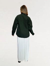 Vestido para Mujer Marfil Largo Escote Asimétrico - The Swift Marfil