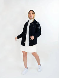 Vestido Tejido Cuello Alto Para Mujer - Siena Marfil