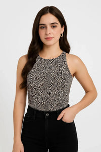 Body para Mujer Cuello Redondo Manga Sisa - Simona