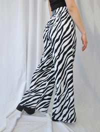 Pantalón Palazzo Tiro Alto - Yakarta Negro