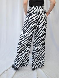 Pantalón Palazzo Tiro Alto - Yakarta Negro