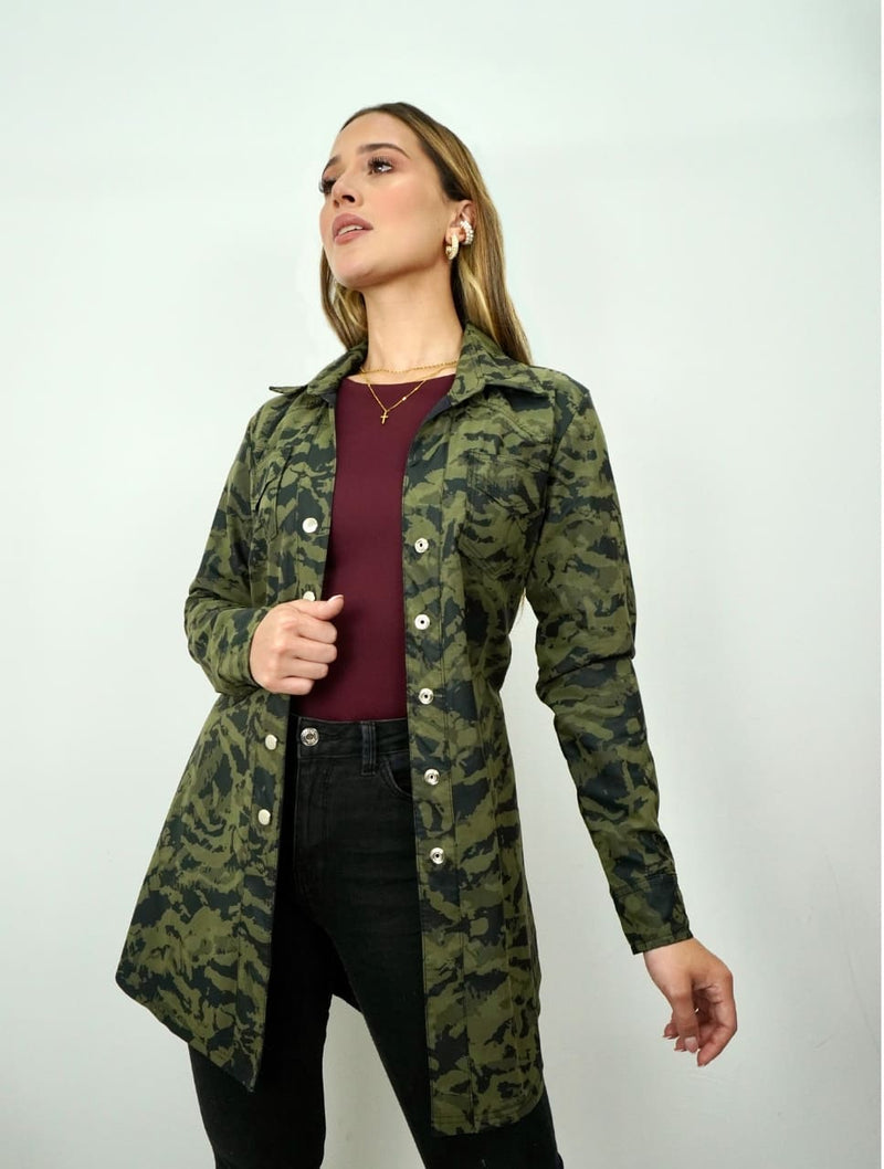 Las mejores ofertas en Chaqueta militar de Mezclilla Verde abrigos,  chaquetas y chalecos para Mujeres