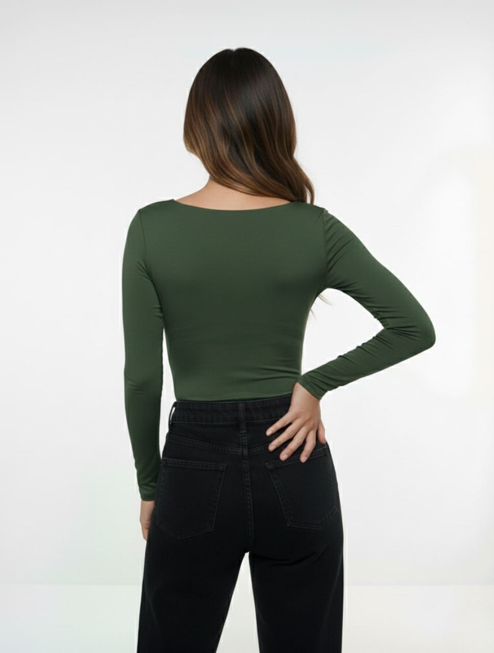 Body para Mujer Escote Cuadrado Manga Larga - Moscú