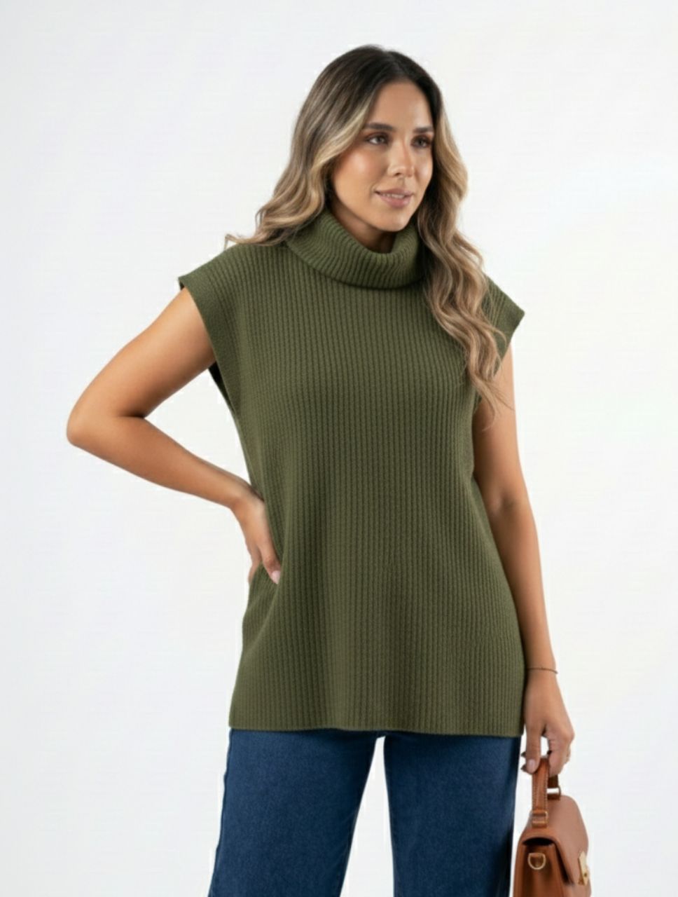 Chaleco para Mujer Cuello Tortuga The Maro Premium Modelo