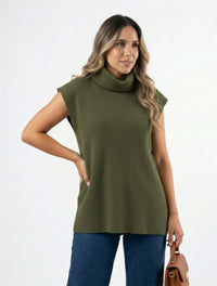 Chaleco para Mujer Cuello Tortuga The Maro Premium Modelo