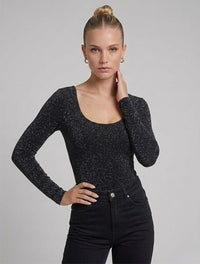 Body Para Mujer Brillante Cuello Redondo- The Twinkle