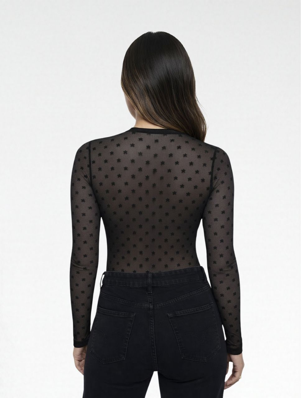 Body Para Mujer Mesh Cuello Medio  - The Angeles