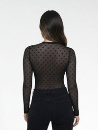 Body Para Mujer Mesh Cuello Medio  - The Angeles