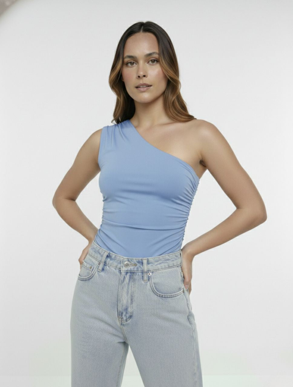 Body para Mujer Escote Asimétrico Arrecife Premium Estilo