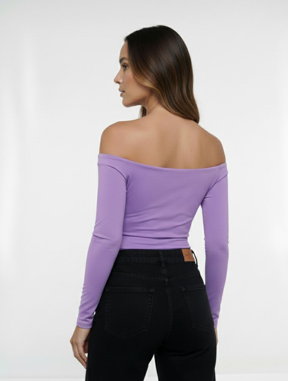 Body para Mujer Cuello Bandeja Manga Larga - Lauren