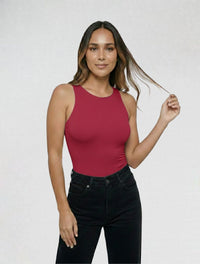 Body para Mujer Cuello Redondo Manga Sisa - Simona