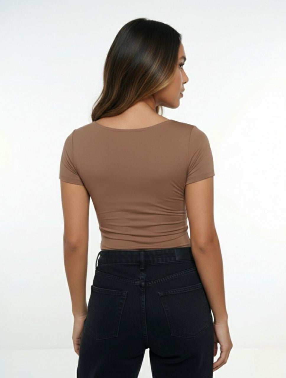 Body para Mujer Cuello Redondo The Dapper Hecho a Mano Detalle