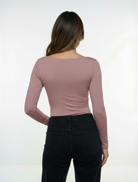 Body para Mujer Escote Cuadrado Manga Larga - Moscú