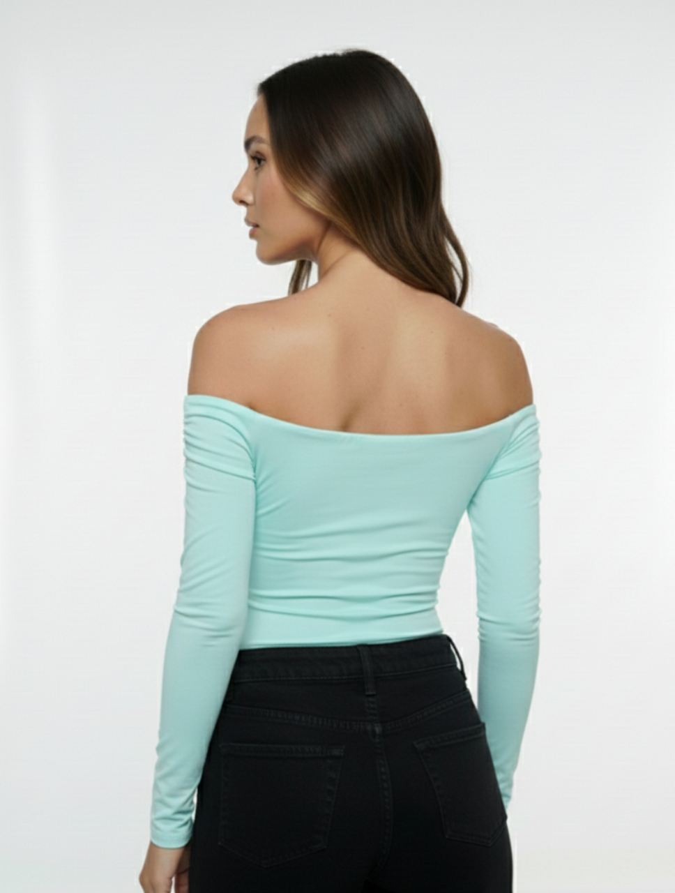 Body para Mujer Cuello Bandeja Manga Larga - Lauren