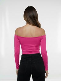 Body para Mujer Cuello Bandeja Manga Larga - Lauren