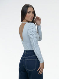 Body Para Mujer Cuello V The Barcelona Original Detalle