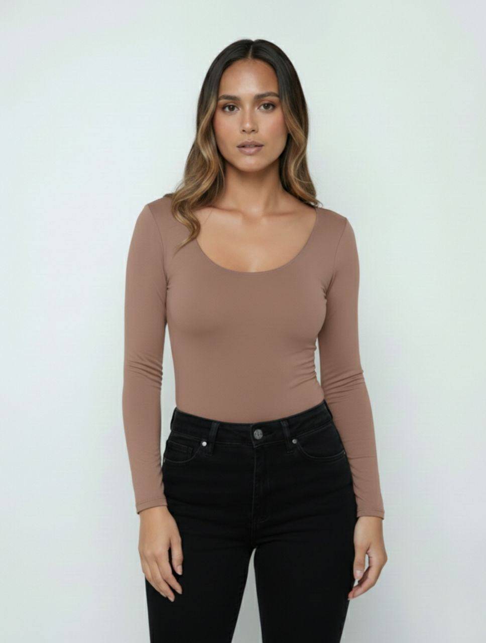 Body para Mujer Escote Redondo Manga Larga Tahiti Colombiano Edición