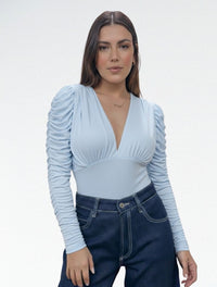 Body Para Mujer Cuello V The Barcelona Colombiano Look