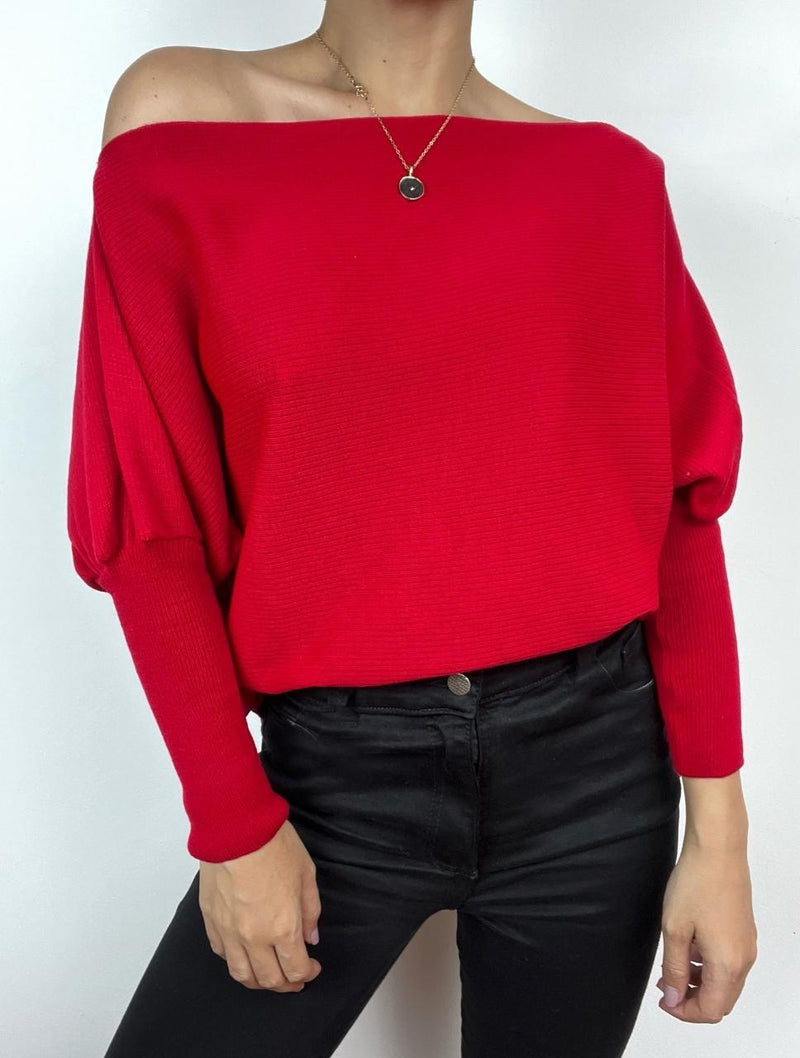 Suéter para Mujer Cuello Bandeja - Samba