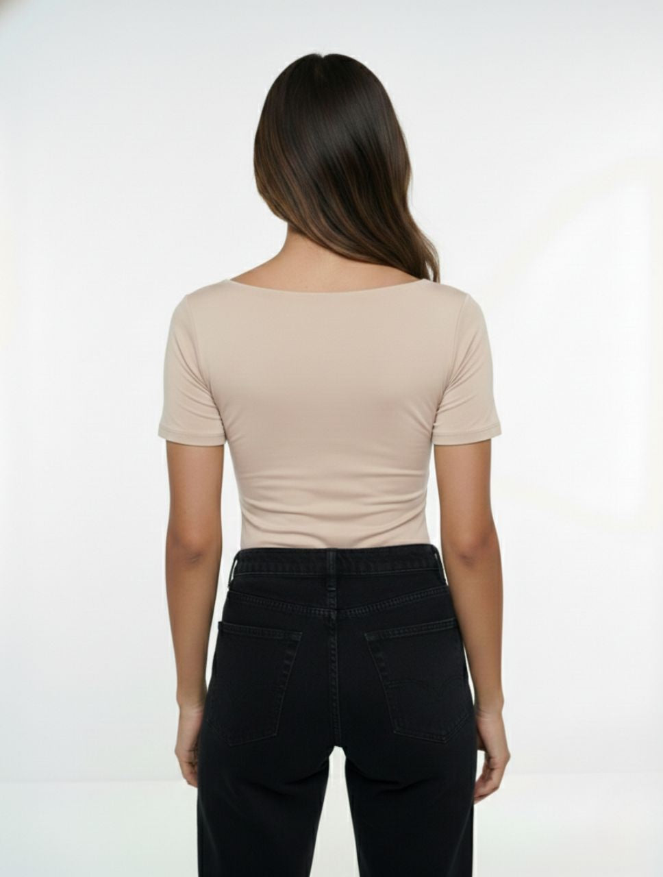 Body para Mujer Manga Corta Antoniette Exclusivo Textura