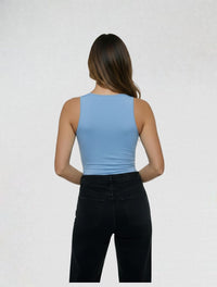 Body para Mujer Cuello Redondo Manga Sisa - Simona